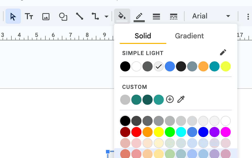 Customizing org chart appearance in Google Slides