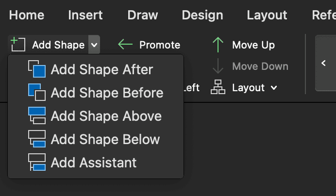 Adding an assistant position to the org chart